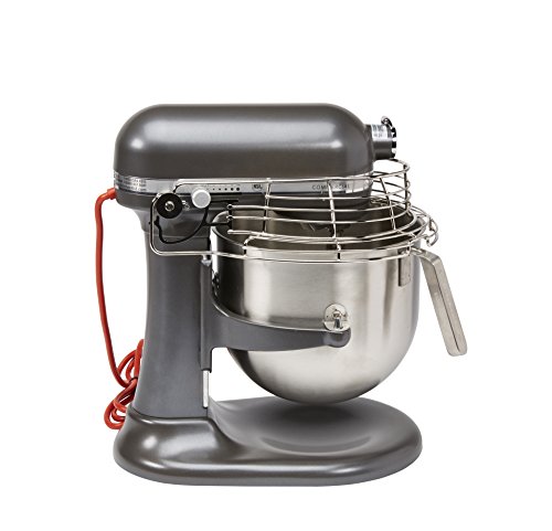 KitchenAid KSMC895DP 8-Quart Commercial Countertop Mixer with Bowl-Guard, 10-Speed, Gear-Driven, Dark Pewter - Thumbnail 5