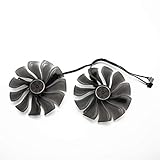 Strom: 0,45AMP. 95mm GAA8S2U 4Pin Cooler Lüfter Ersetzen Für Palit GeForce RTX 2070 2080 RTX 2070 Für Gamerock RTX 2080 Für Jetstream Graphics Card Fan (Blade Color : 2PCS)