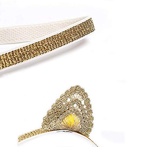 Headpiece For Baby Girl Hair Accessories Super Elastic Headband Lace Fashion Hair Decoration for Newborn Cute Cat Ear Hair Band for Toddler Infant3