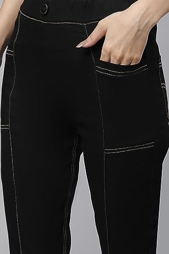 Legging taille haute Aurelia en coton extensible anti-pression M - 6