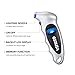 GSSUSA Digital Tire Pressure Gauge 150 PSI 4 Settings for Car Truck Bicycle Bike with Backlit LCD, Non-Slip Grip & Lighted Nozzle, Silver(1 Pack)