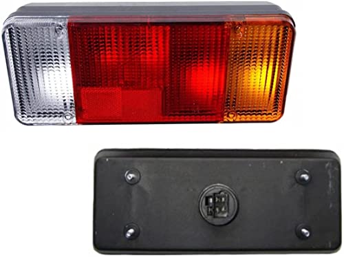 Faro Fanale Fanalino Posteriore DX Per Ducato Boxer Jumper Daily Completo di Trasparente Copertura Inferiore Gruppo Ottico Stop Retromarcia Destro Lato Passeggero