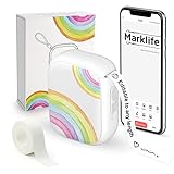 Label Maker-Portable Sticker Labelmaker Machine with Tape-Marklife P12 Labeler Printer for Labeling for Organization Lable