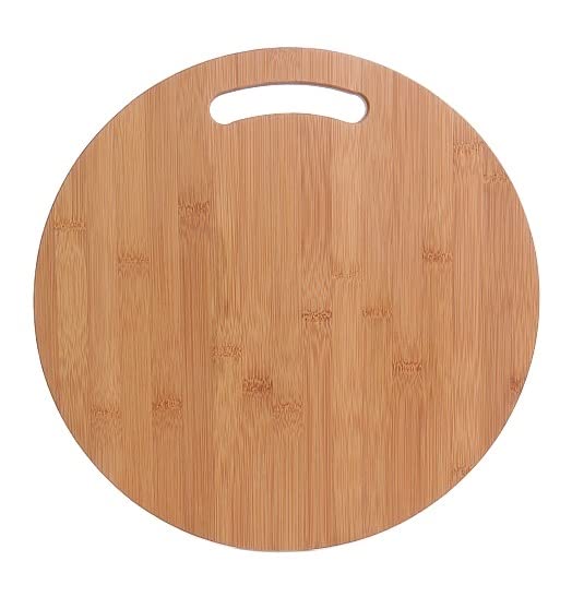 Buy MobFest® Round Thick Reversible Wooden Chopping Board BPA Free