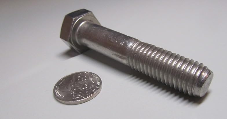 18-8 A2 Stainless Steel Hex Bolts PT M14 x 2 mm x 70 mm Long 5 pcs