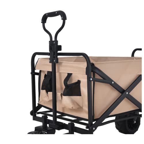 Amazon.co.jp: BTM キャリーワゴン 折りたたみ 自立可 超大直径タイヤ