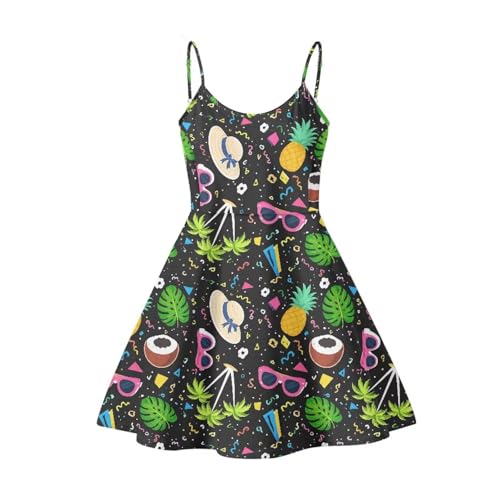 Image of Coloranimal Women's Summer Sleeveless Casual Swing Dresses with Loose Fit Beach Sundress