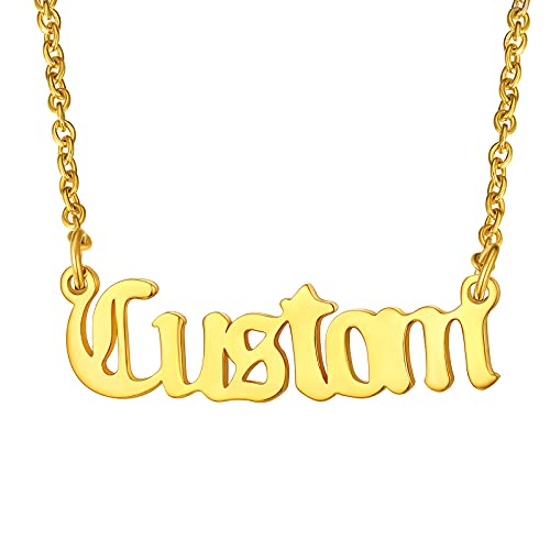 FindChic Dainty Angel Number/Birth Year Necklace for Women 000 111 to 999 1985 to 2005 Stainless Steel/18K Gold Plated Custom Number Pendant Personali