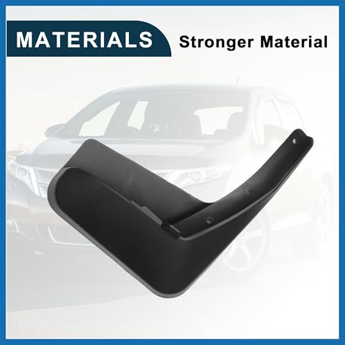 Image of Mud Flap Splash Guard for Toyota Venza 2009-2016 Durable | Front & Rear Side Mudflaps with Mount Accessor 1 Set Item Replacement