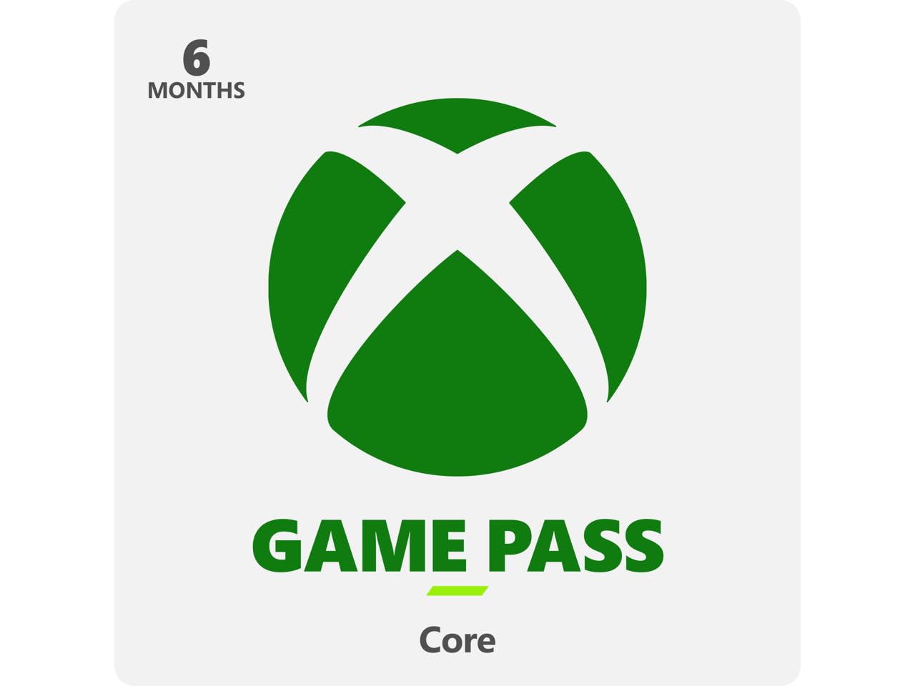Xbox Game Pass Core 6 Month Membership Xbox Series XS, Xbox One (Code Only