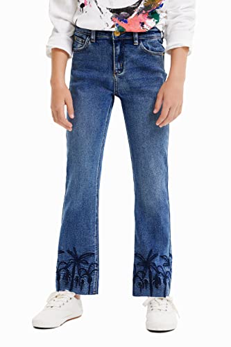 Jeans classique pour filles Desigual Denim en coton durable