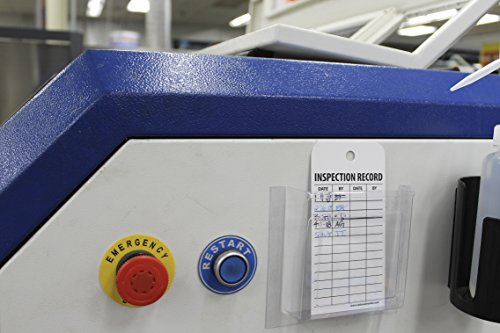 Nmc Inspection Record Safety Tag, Double-Sided, Pack Of 25, 6" Height X 3" Width, Made In The Usa, Rpt112 #TOP3