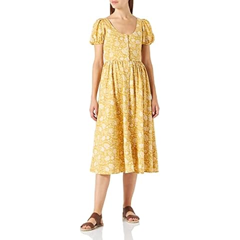 Springfield Vestido Midi Espalda Fantasía Lino Cover