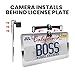 BOSS Audio Systems LPCB40 Reverse Rearview License Plate Backup Car Camera - 170° Wide Angle Rear View, Weatherproof Back Up Cam