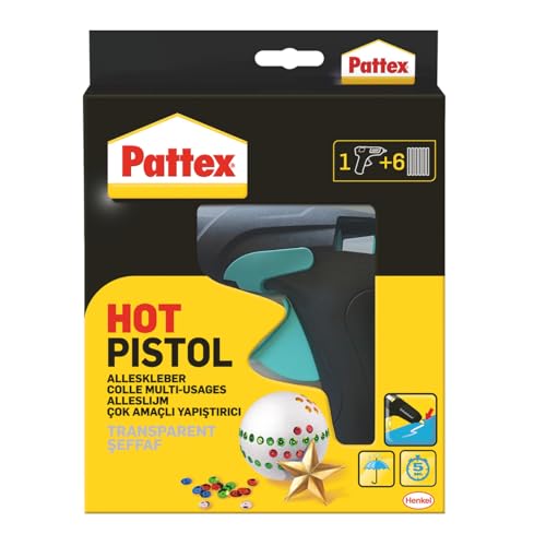 Pattex 2047485 Pistolets à colle à chaudHobby, Noir
