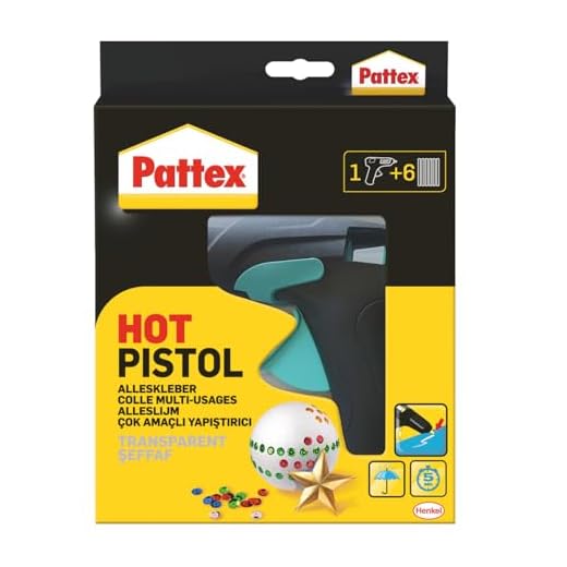 Pattex Hot Pistol varmhäftpistol/självhäftande pistol, Ø 11 mm, svart