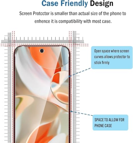 Image of Uyiton Tempered Glass Screen Protector for Google Pixel 9 Pro XL (6.8 inch) - Pack of 2 | 9H Hardness | HD Clear | Fingerprint Unlock Support | Scratch & Impact Resistant | Bubble-Free | Easy Installation