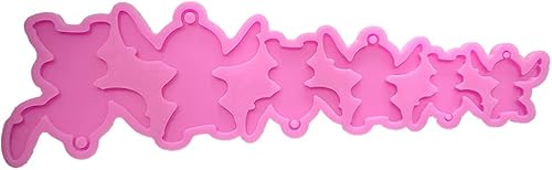 Moldes de silicona con forma de dibujos animados de anime brillante brillante para bebé, molde de arcilla polimérica, resina epoxi, manualidades,