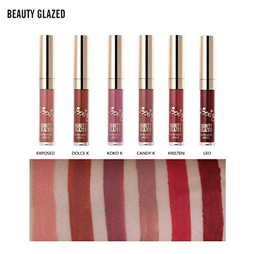 6Pcs Matte Liquid Lipstick Set Non-Stick Cup Waterproof Long Lasting Birthday Edition Durable Liquid Lipgloss Beauty Cosmetics Makeup Set Gifts For Women Girls (Birthday Edition) #TOP2