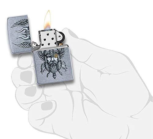 Encendedor Zippo con grabado personalizado diseño vikingo miniatura 3