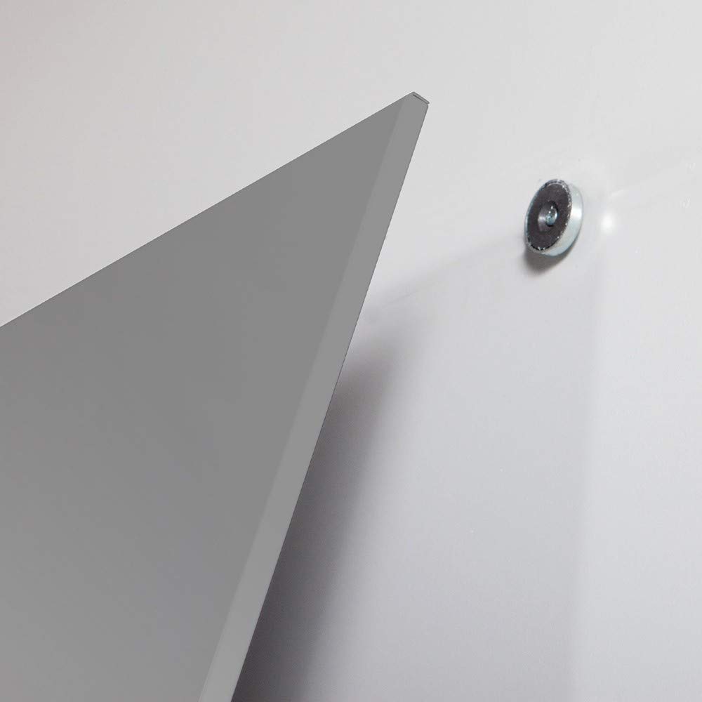 Rocada | Pizarra Azul de Rotulador | Magnética Sin Marco | Pizarra Imantada de Pared | Sistema de Sujeción Patentado con Imán | Pizarra Azul 75 x 115 cm