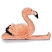 Peluche Living Nature - Oiseau, Flamant rose (30cm)