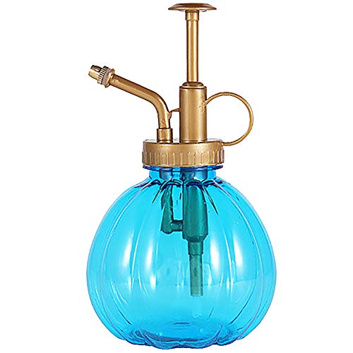 Botella de flores para riego de peluquería de jardín, 350 ml, pulverizador para limpieza y organizadores, cajones de almacenamiento para debajo de la cama (azul, talla única)