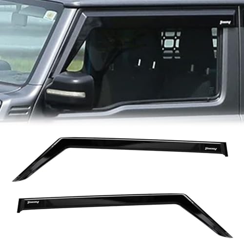 新型スズキジムニー サイドバイザー JB64 ジムニーシエラJB74 ドアバイザー 窓レインシールド ウィンドウバイザーガードカバー サイドウェザーシールドウィンドウバイザー 外装パーツ アクセサリー カスタム専用設計 2018年-現行 (JB64-JB7