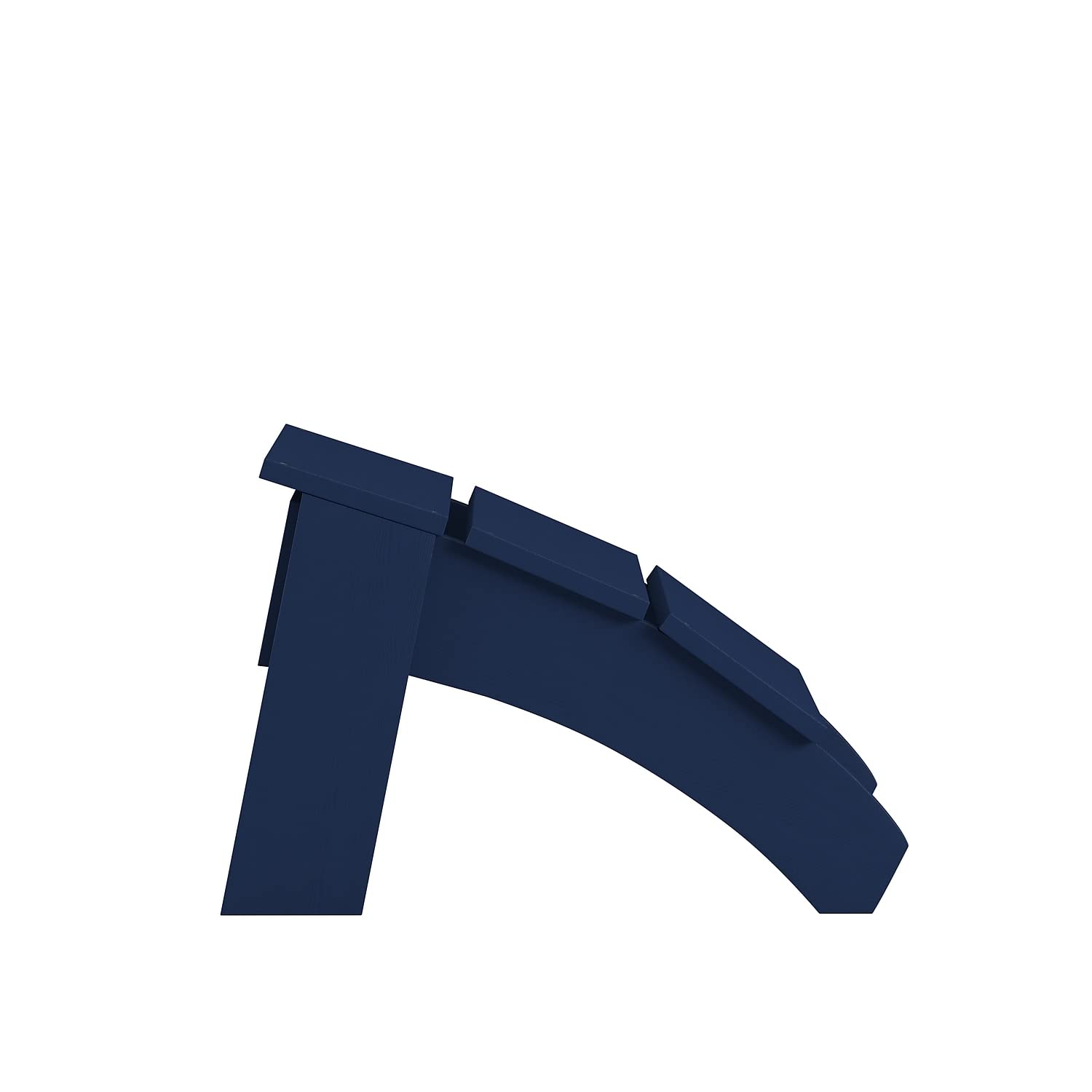 Flash Furniture Sawyer - Otomana Adirondack de Grado Comercial para Interiores y Exteriores, Color Azul Marino