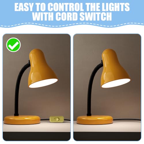 AXFEE Inline Schalter, 250V 6A Zwischenschalter Schnurschalter, Kabelschalter Wippschalter, 2-adrige und 3-adrige Zuleitungen, Schnurzwischenschalter für Lampe Kleingeräte | Gold