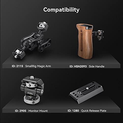 Image of SmallRig R5 /R6 /R5 C Cage Kit for Canon R5 /R6 /R5 C, Camera Handheld Kit with Top Handle and Cable Clamp - 3830