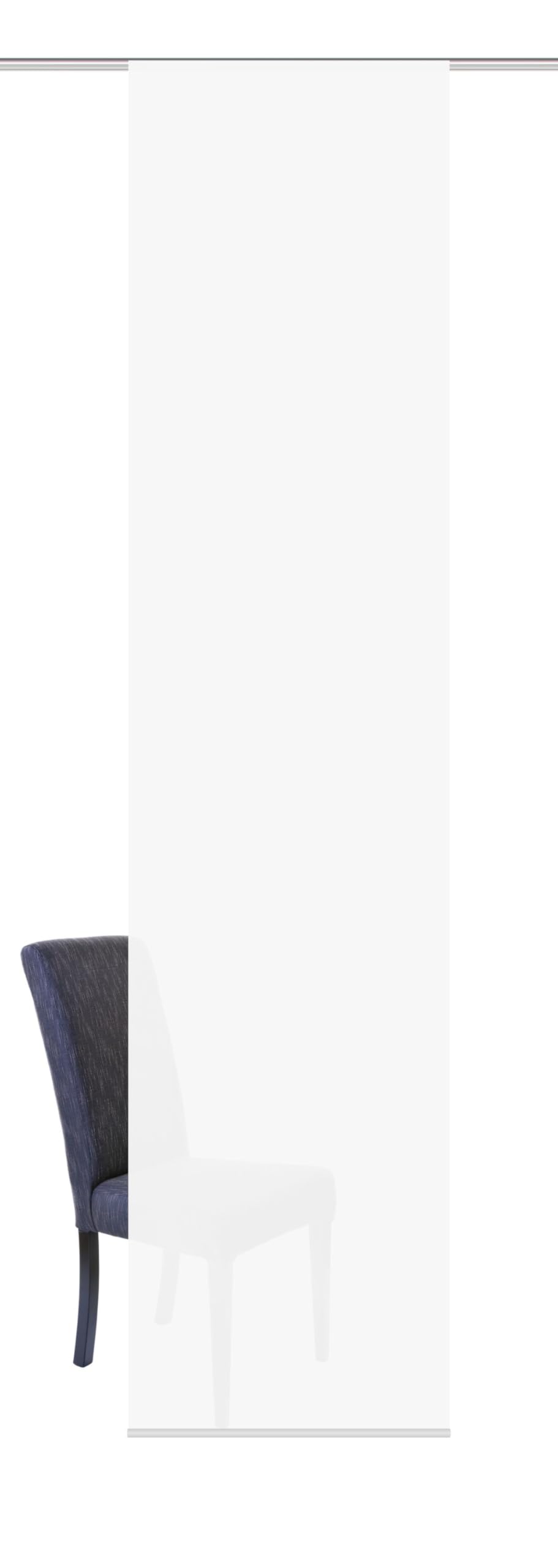 Home fashion 86601-701 Panneau japonais "Rom", 245 x 60 cm, Blanc