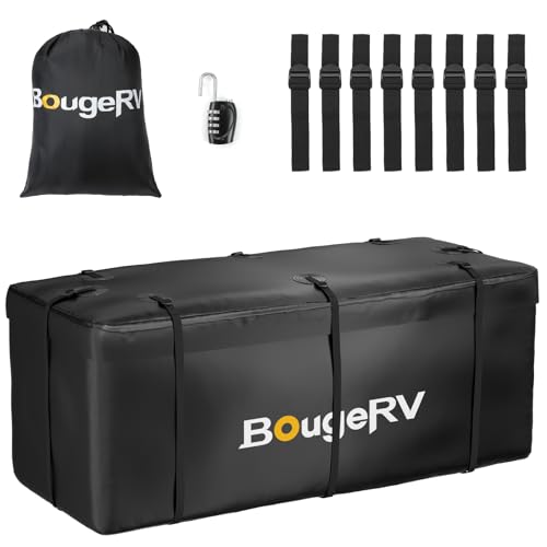 Sac de transport pour porte-vélos BougeRV de 0.6m³ imperméable pour attelage SUV