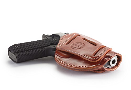 1791 Gunleather 3-Way 1911 Holster - Ambidextrous Owb Ccw Holster - Right Or Left Handed Leather Gun Holster - Fits All 1911 Models Sig, Colt, Kimber, Ruger, Browning, Taurus And Remmington #TOP2