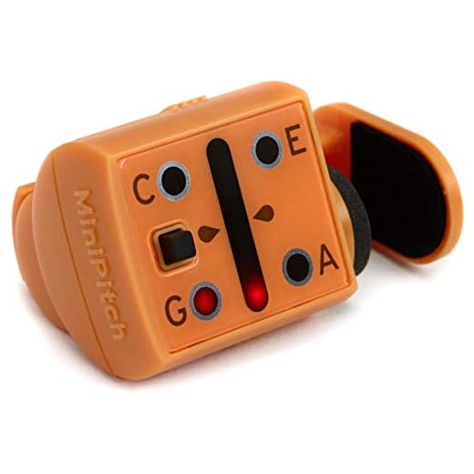 KORG MiniPitch, afinador ukelele naranja