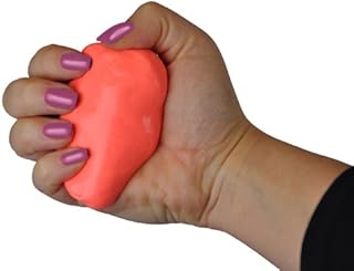 Blue Jay An Elite Healthcare Brand â€˜Squeeze 4 Strengthâ€™ Hand Therapy Putty - Therapeutic Hand Putty for Fingers - Grip Strength Exercises Putty made of Firm - Medical Putty - Soft, Red, 4 Oz.