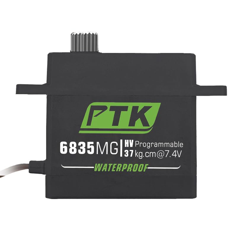 PTK 6835 mg 40 kg high Torque Waterproof Metal Gear 180° 1:81:10 TRX6 Scx10 RC Automotive Robot Programowalny cyfrowy servo UAV Fixed Wing Landing Gear servo
