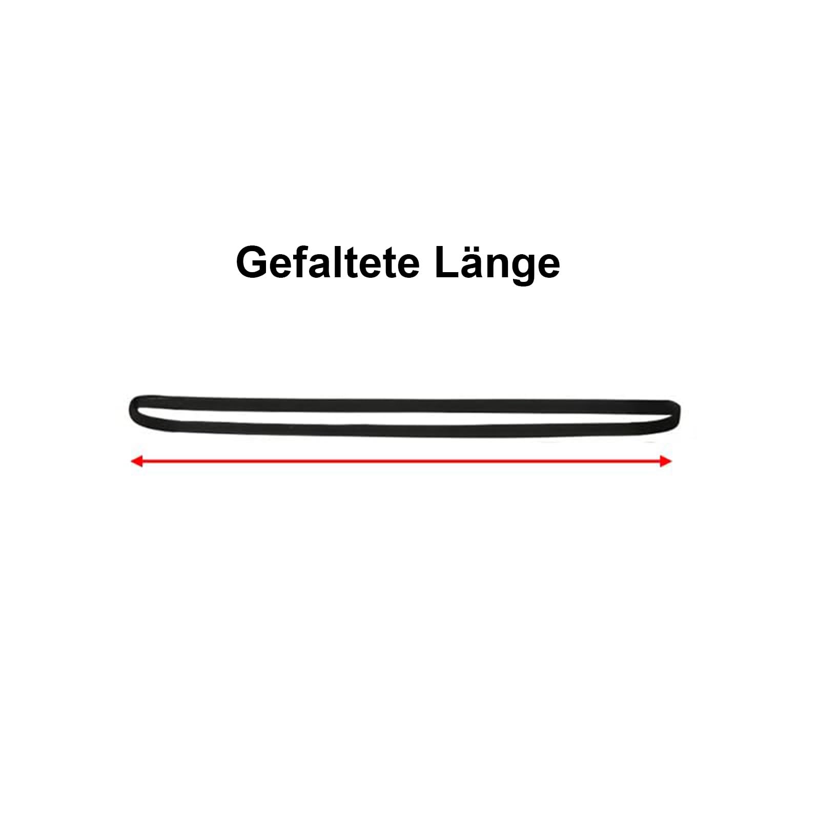 2 Courroies de Transmission pour Platine Vinyle 165-310mm Courroie en Caoutchouc Remplacement Universel(Breite 5mm,Fold Length 230mm)