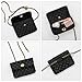 YAMEIZE PU Leather Chain Belt Bag for Women - Crossbody Waist Bag Fanny Pack Detachable Belt Chain Women Evening Mini Handbag