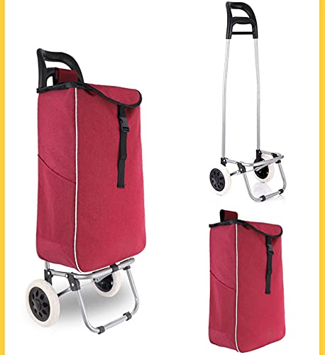 Einkaufstrolley,Treppensteiger Einkaufsroller mit abnehmbare Tasche 2in1 klappbarer einkaufswagen mit Abnehmbare… – Bild 5
