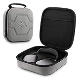 Material premium: Hecho de materiales duraderos de EVA y material de poliéster, tiene buena resistencia a los golpes, a las caídas, a las salpicaduras de agua y puede proteger bien sus Airpods Max contra golpes, caídas y arañazos.