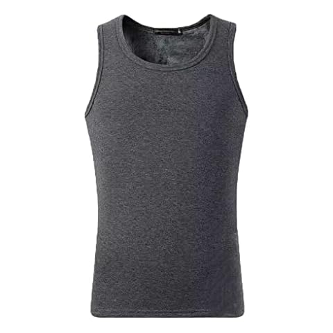 lmoikesz Thermal Vests Brushed Underwear Pullover Skin Friendly Sleeveless Vest, M Cover