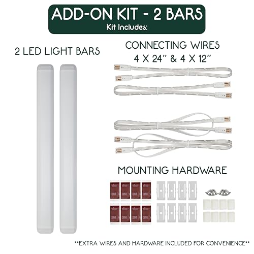 Image of 2 Bar ADD-ON Kit - for Use with VER-4BAR-KIT Only - Not for Use with Flat Panels or Other Lighting Kits