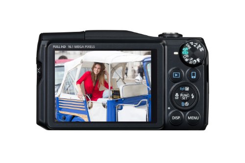Canon PowerShot SX700 Digitalkamera (16,1 MP, 30-Fach Opt. Zoom, 7,5cm (3 Zoll) LCD-Display, NFC, Full HD) schwarz – Bild 3