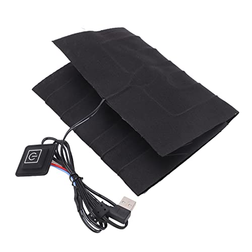 Almohadilla Térmica Eléctrica USB, Alfombrilla Térmica Eléctrica Lavable Flexible y Multifuncional con Ajuste de 3 Engranajes, con Puerto USB de 5V 2A