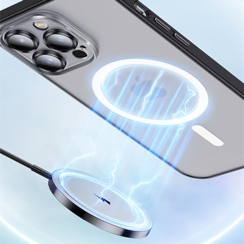 Étui de téléphone magnétique violet pour iPhone 14 Pro Max ENILSA