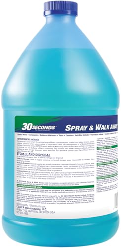 30 SECONDS Mold and Mildew Stain Remover Concentrate | Spray & Walk Away Outdoor Cleaner | 1 Gallon