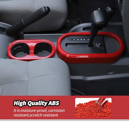 Kit de Molduras Porta Vasos y Palanca Jeep Wrangler 2007-2010 miniatura 6