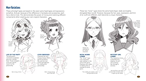 Drawing With Christopher Hart FULL COLOUR THROUGHOUT, INCLUDES ILLUSTR The Master Guide To Drawing Anime: How To Draw Original Characters From Simple Templates – A How To Draw Anime / Manga Books Series thumb #7