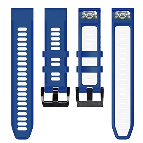 Correa de silicona de 26mm para Garmin Descent MK2 de liberación rápida ajustable